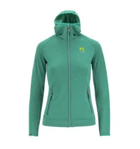Donna Karpos Ambrizzola Felpa con cappuccio (verde piscina) in pile
